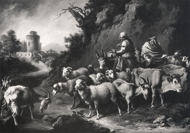 Vasari — Londonio Francesco - sec. XVIII - Scena pastorale — insieme